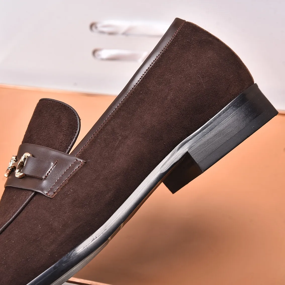 Men's shoes💰540📛📛Original (water-dyed cowhide) Gucci GUCCI official website formal shoes🌀 Italian🇮🇹imported cowhide➕top imported water-dyed cowhide lining💋Finely handmade original bottom, the real thing looks better when photographed in person Standard size 38-44